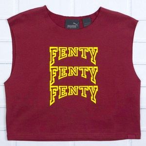 Puma X Fenty By Rihanna Women Sleeveless Crop Tee - image 1